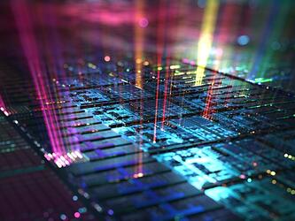 Synthetic data abstract image